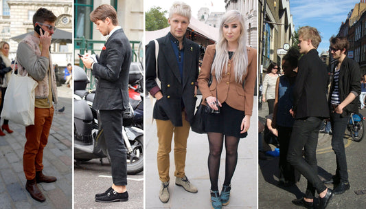 Diversidade de estilos de moda e comportamento humano nas escolhas de roupas e sapatos