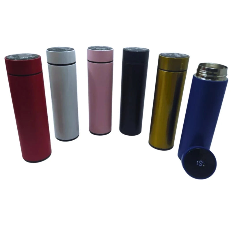 Garrafa Inox Sensor Temperatura Com Display Digital