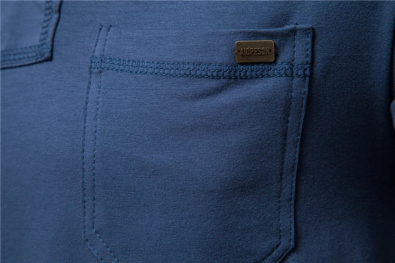 Camiseta Casual Masculina em Várias Cores