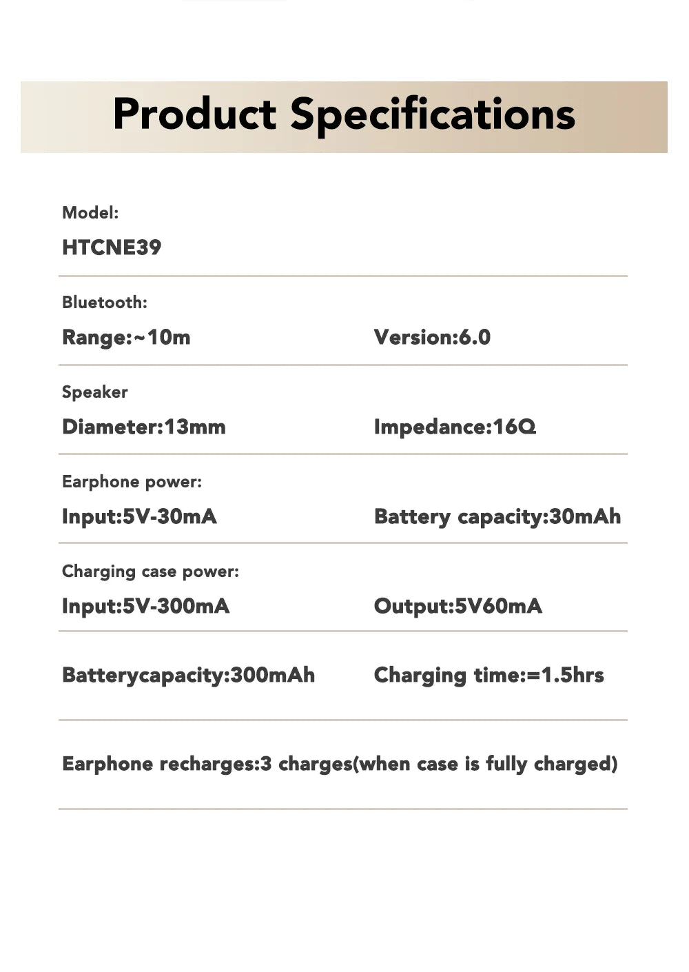 Fone de Ouvido Bluetooth Tradutor com IA