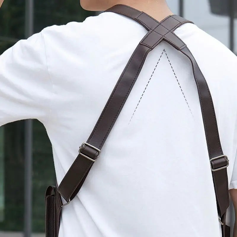 Coldre de Couro Medieval para Bolsa Masculina
