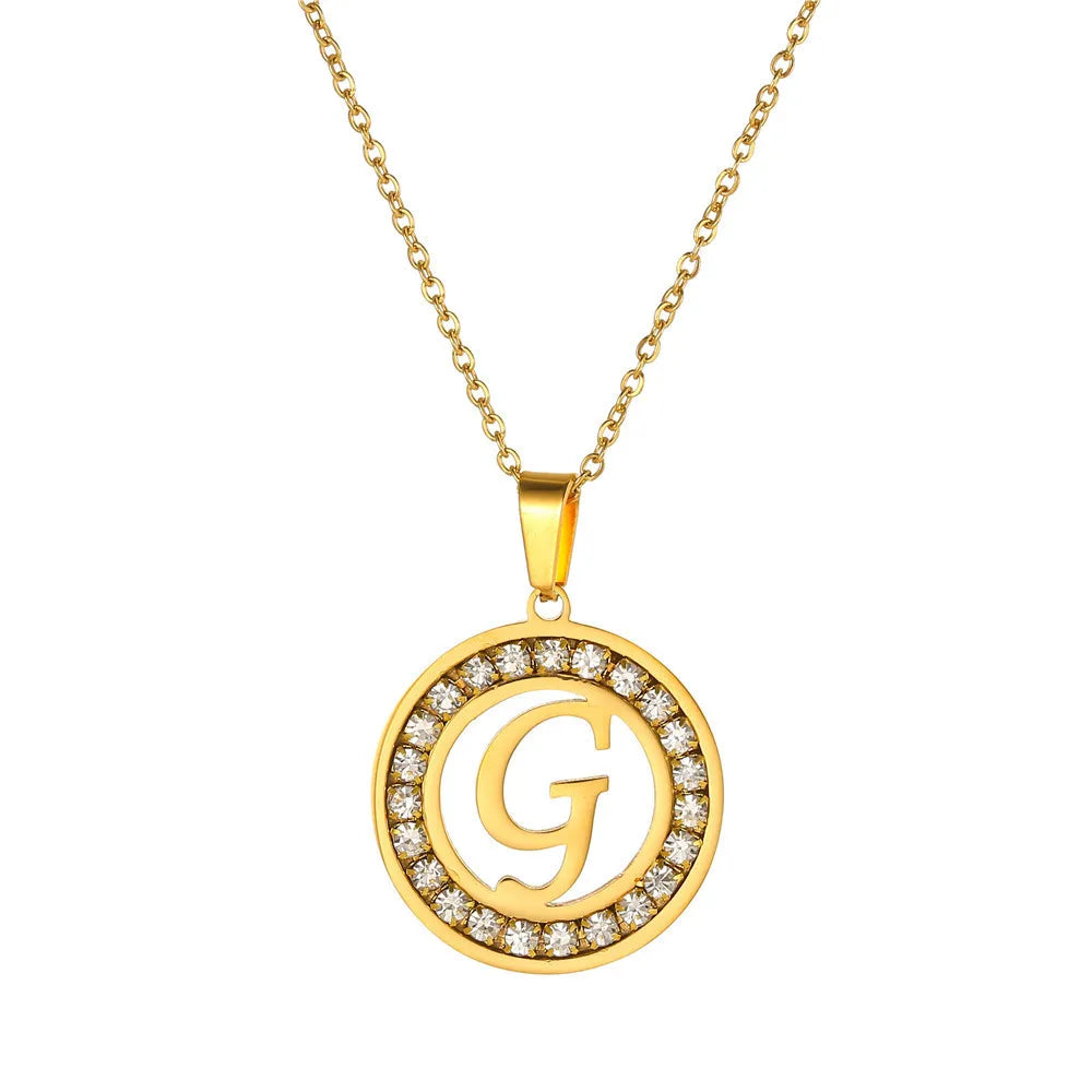 Colar Charme Feminino Personalizado com Iniciais