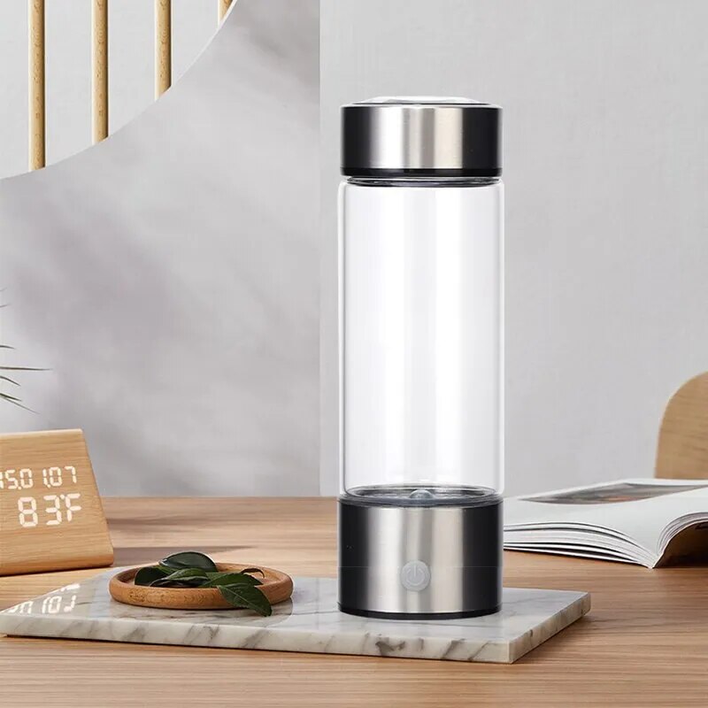 Gerador de Água de Hidrogênio 450ml - Portátil e USB