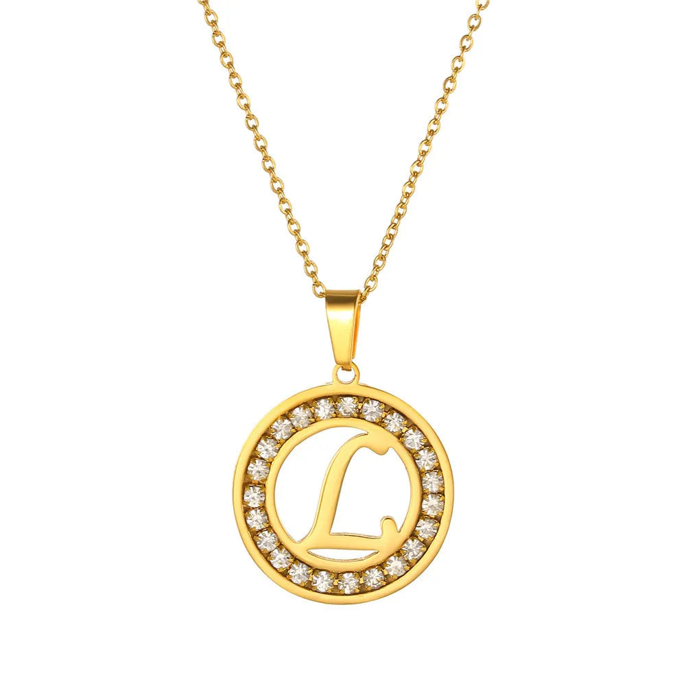 Colar Charme Feminino Personalizado com Iniciais