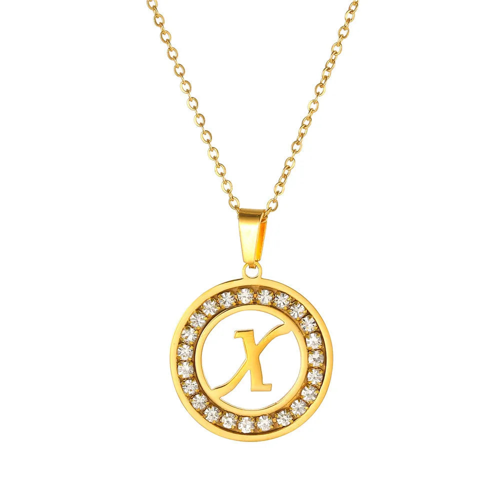 Colar Charme Feminino Personalizado com Iniciais