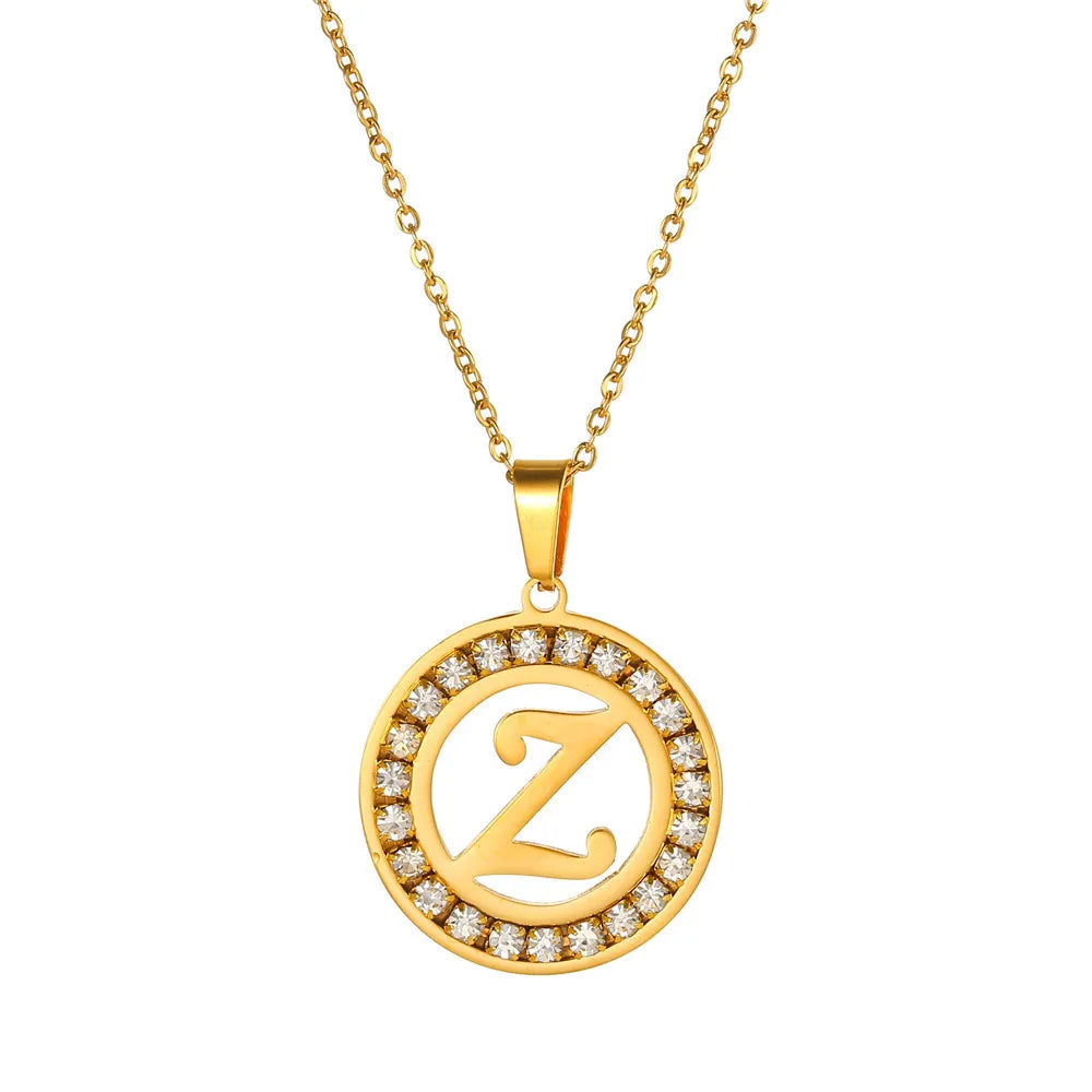 Colar Charme Feminino Personalizado com Iniciais
