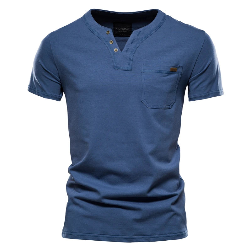 Camiseta Casual Masculina em Várias Cores