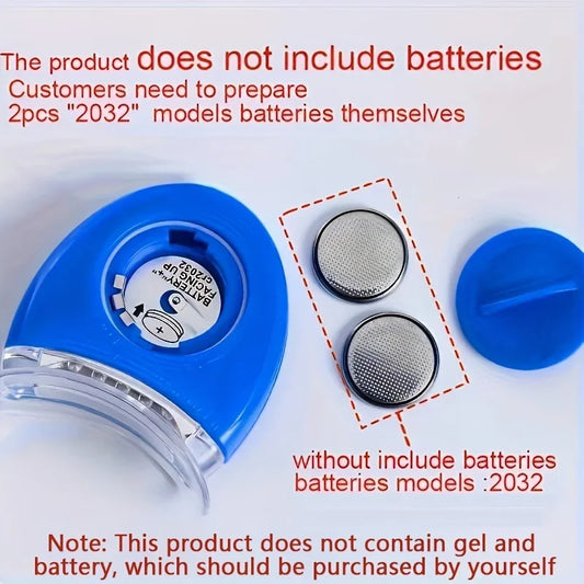 Dentes brancos com luz azul luz uv, laser, lâmpada LED para clareamento dos dentes