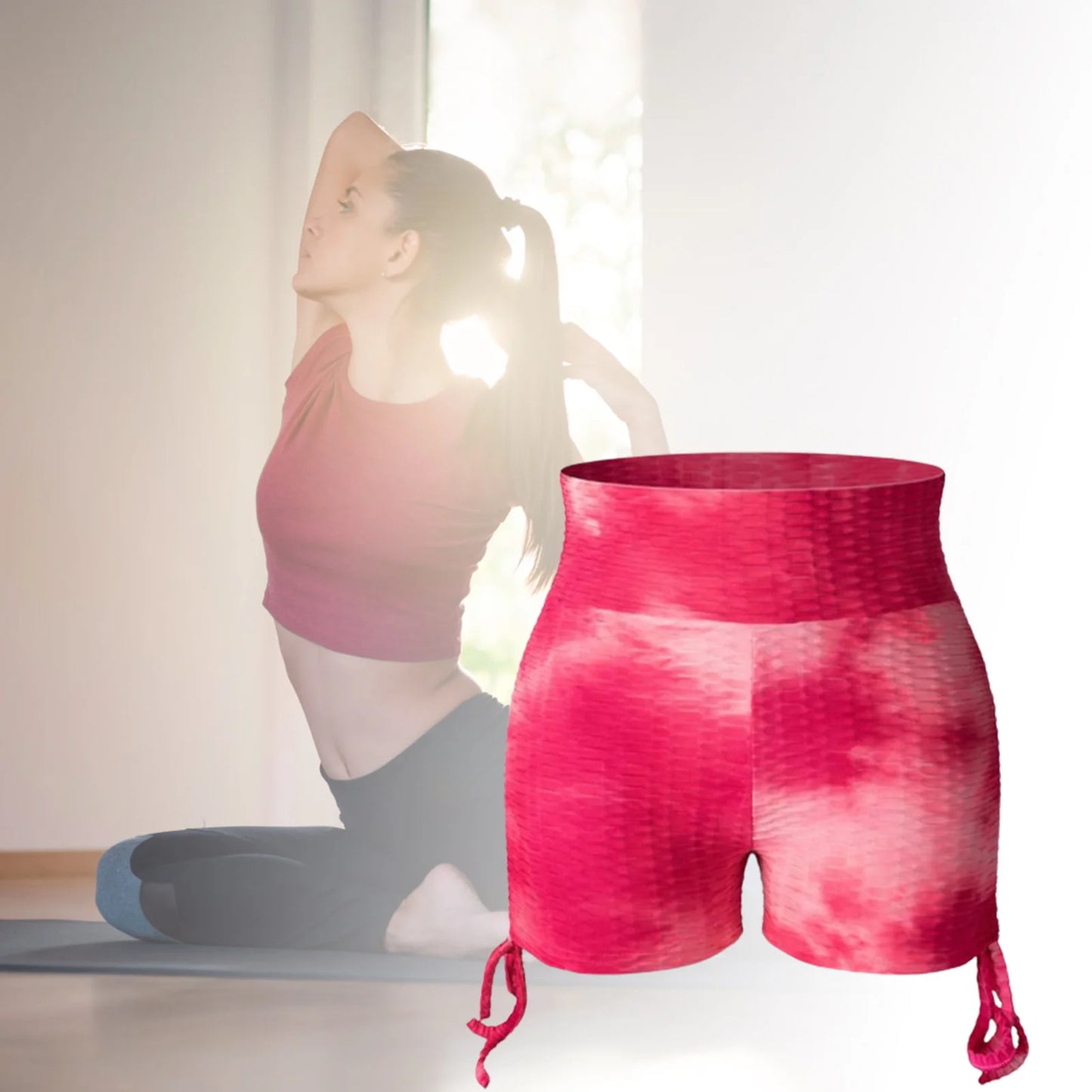 Shorts Feminino Estampados, Fitness, Elástico