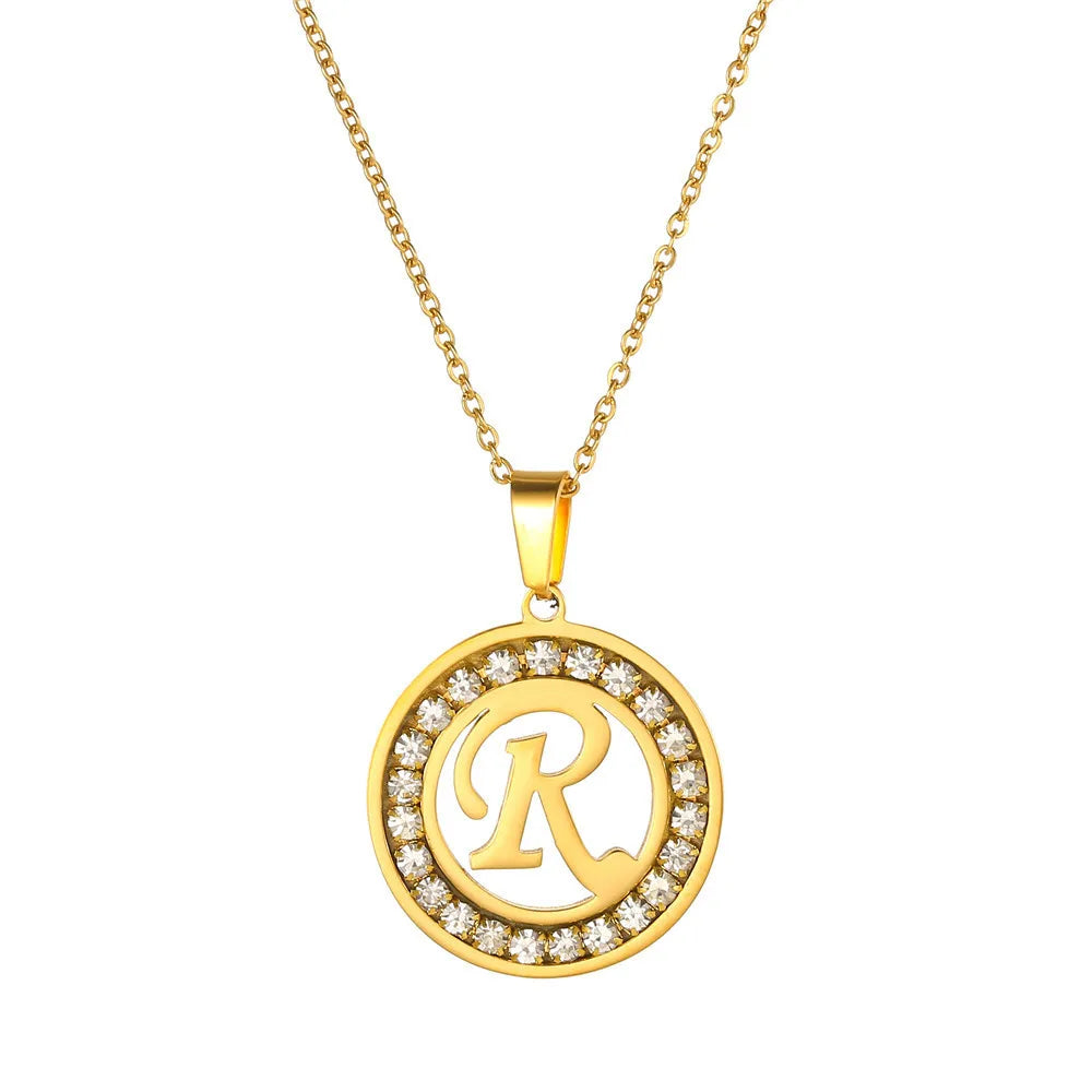 Colar Charme Feminino Personalizado com Iniciais