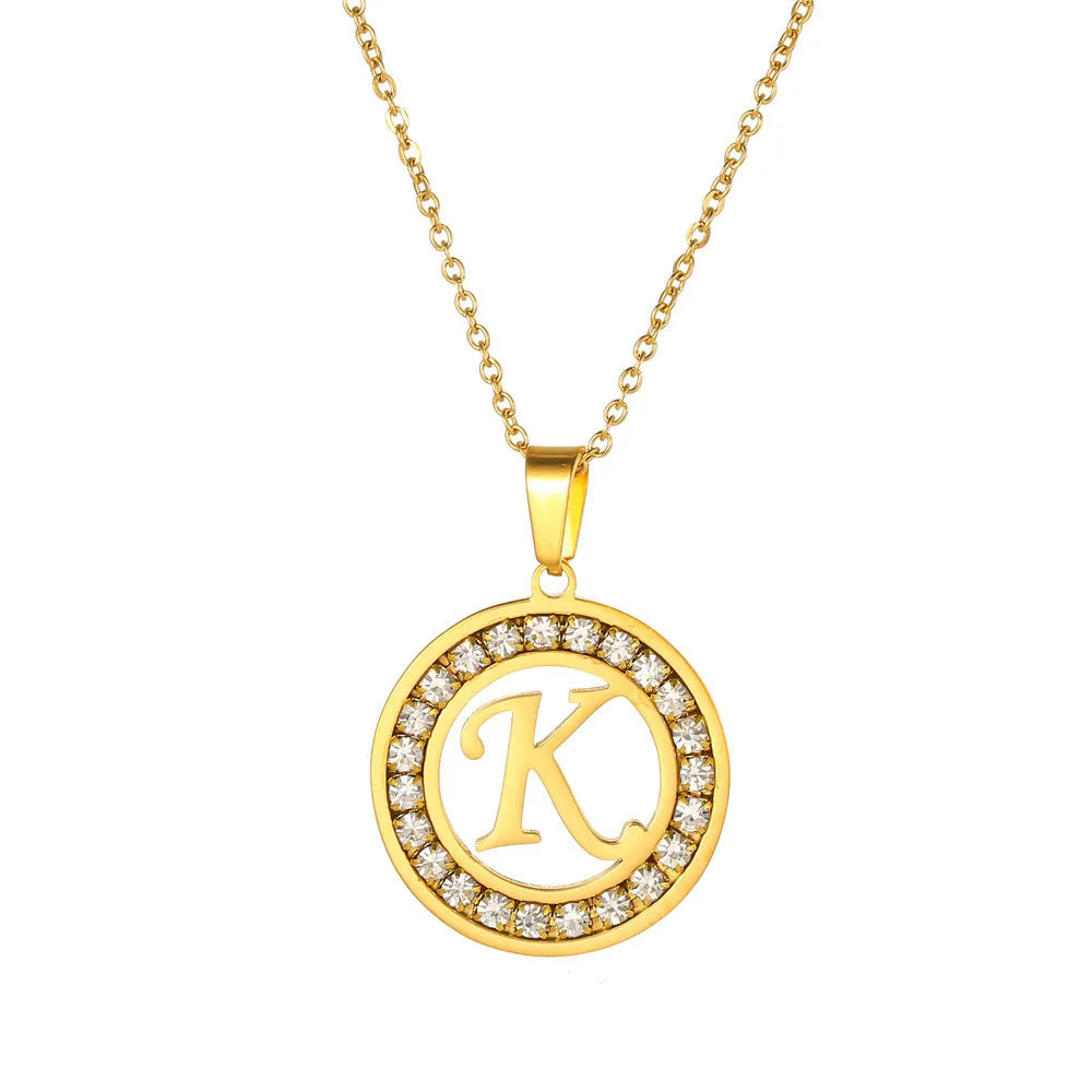 Colar Charme Feminino Personalizado com Iniciais