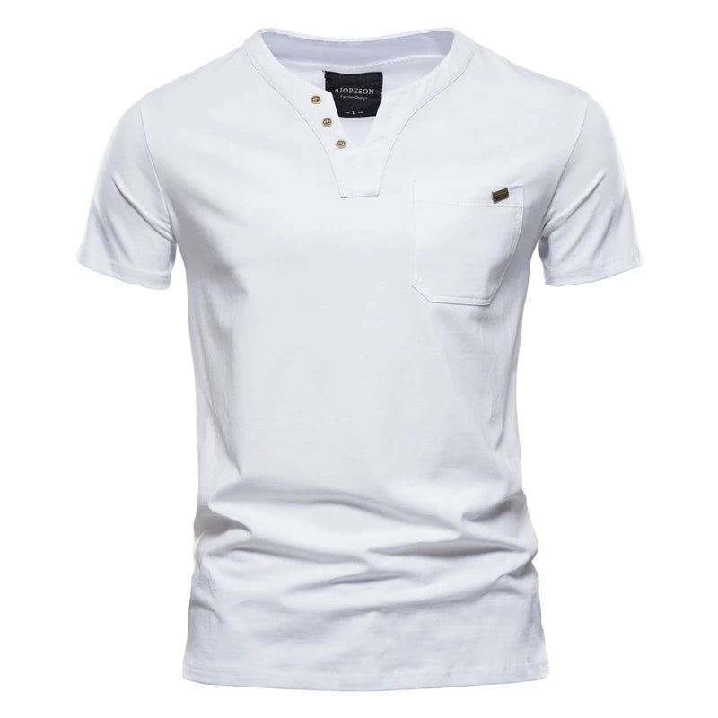 Camiseta Casual Masculina em Várias Cores