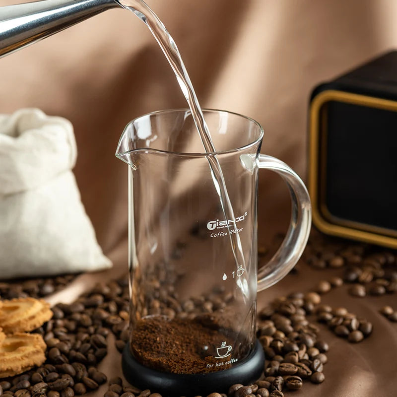Prensa Francesa GIANXI - Cafeteira de Vidro Resistente