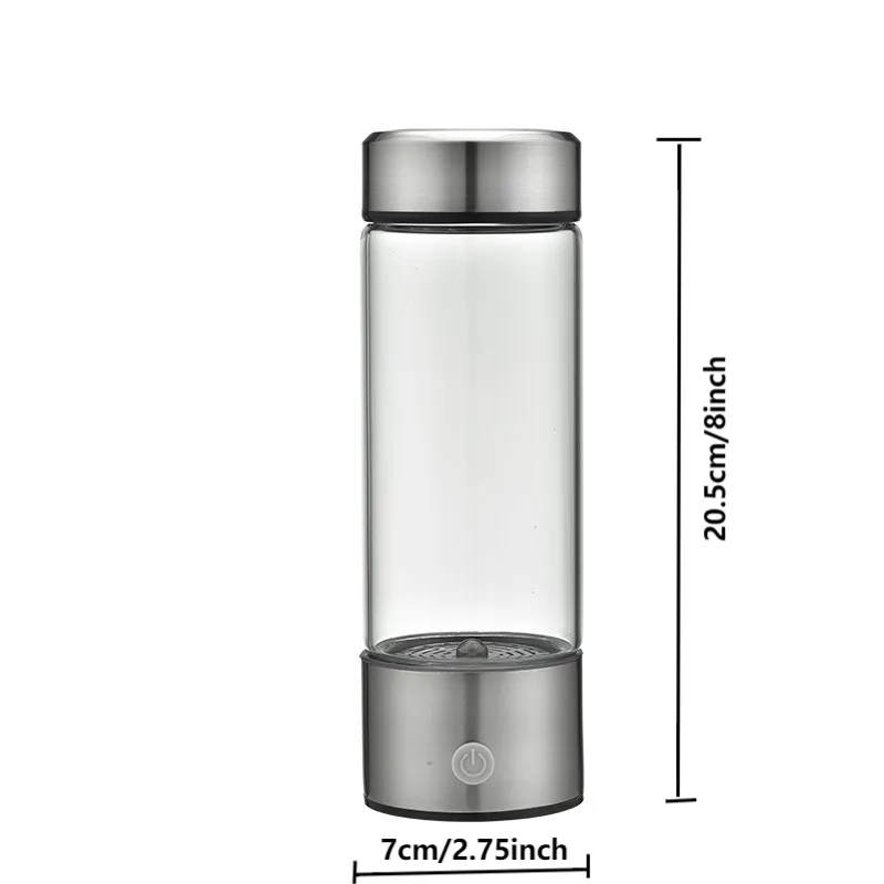 Gerador de Água de Hidrogênio 450ml - Portátil e USB