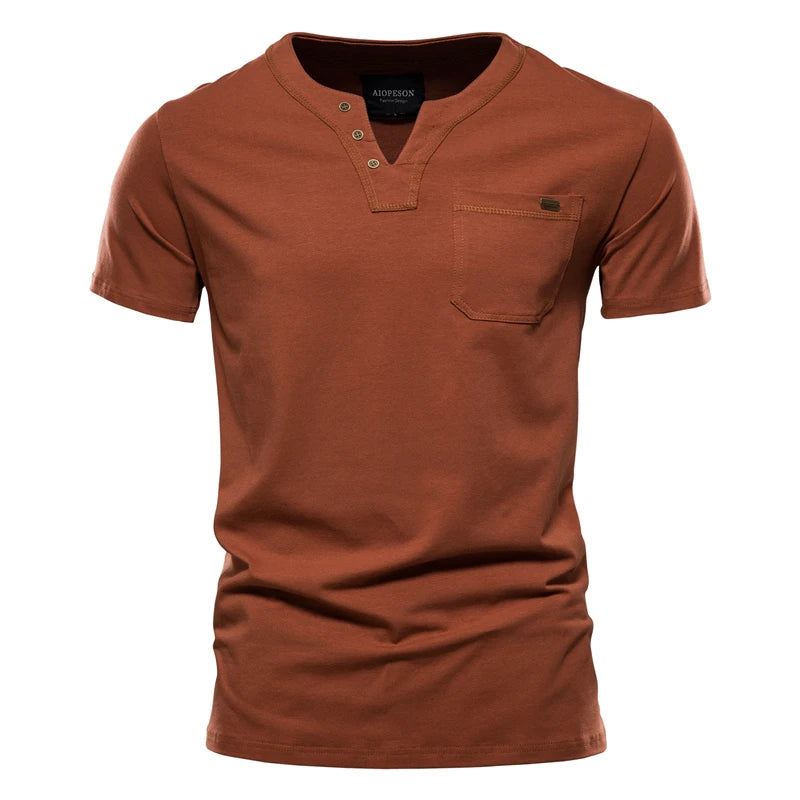 Camiseta Casual Masculina em Várias Cores