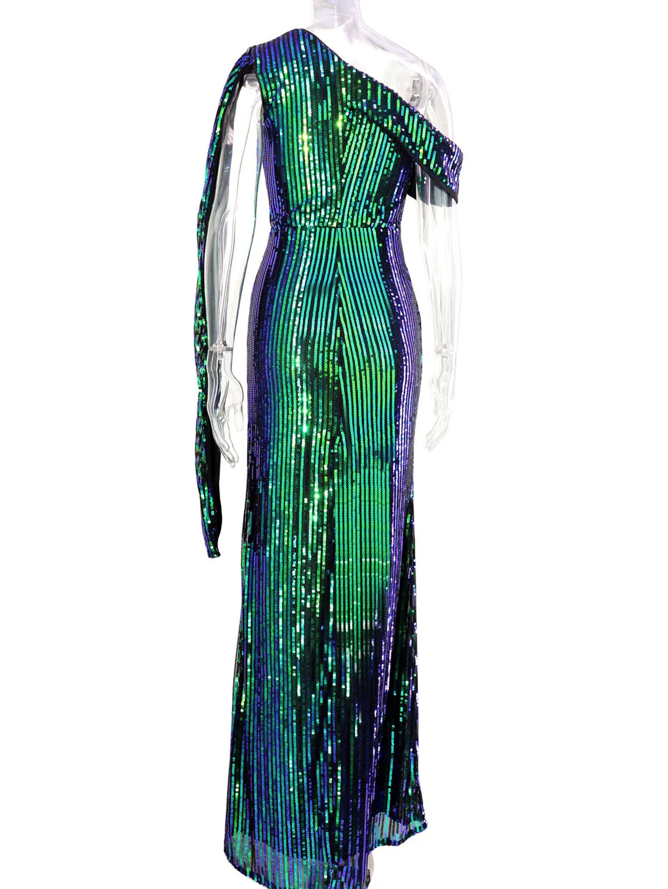 Vestido feminino, longo, maxi com lantejoulas, vestido para ocasiões festivas