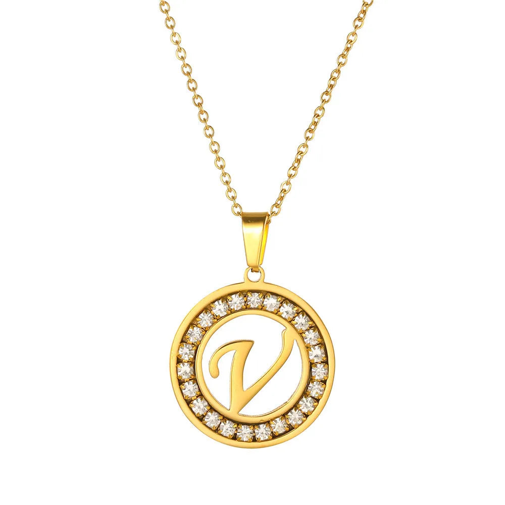 Colar Charme Feminino Personalizado com Iniciais
