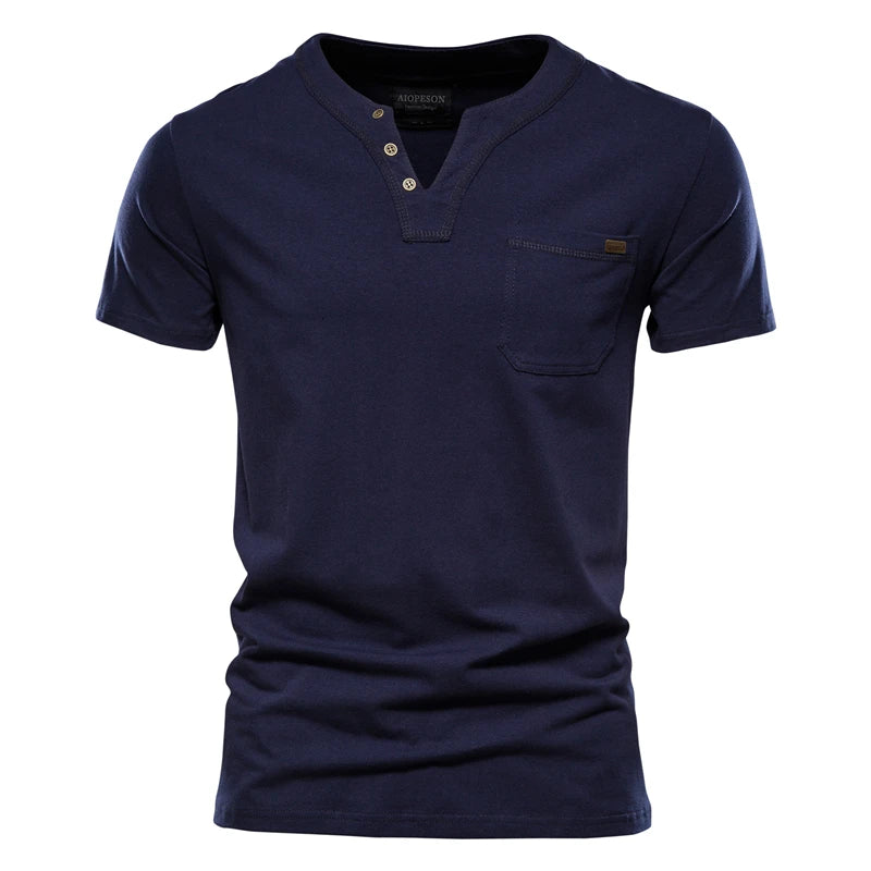 Camiseta Casual Masculina em Várias Cores