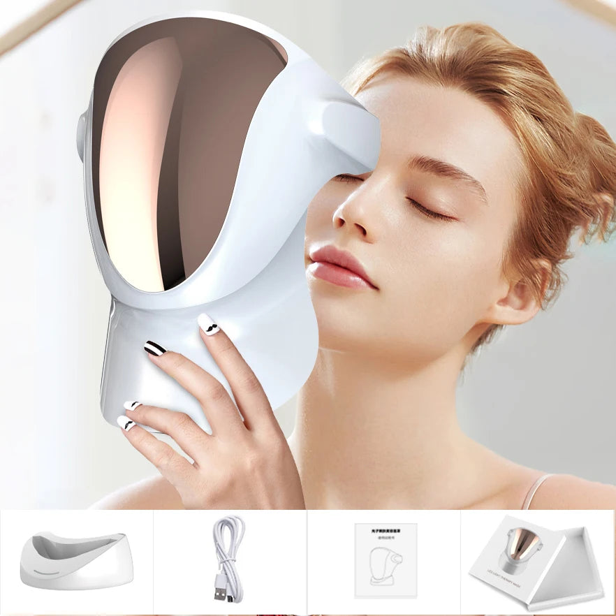 Máscara Fotodinâmica VANCOSTAR para Tratamento Antiacne com Luz LED