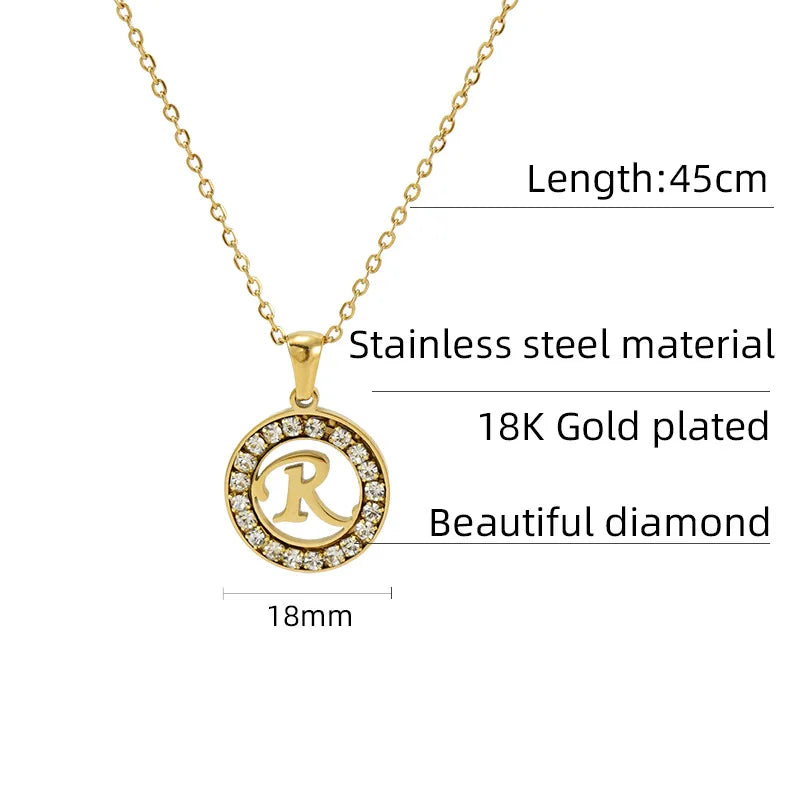 Colar Charme Feminino Personalizado com Iniciais