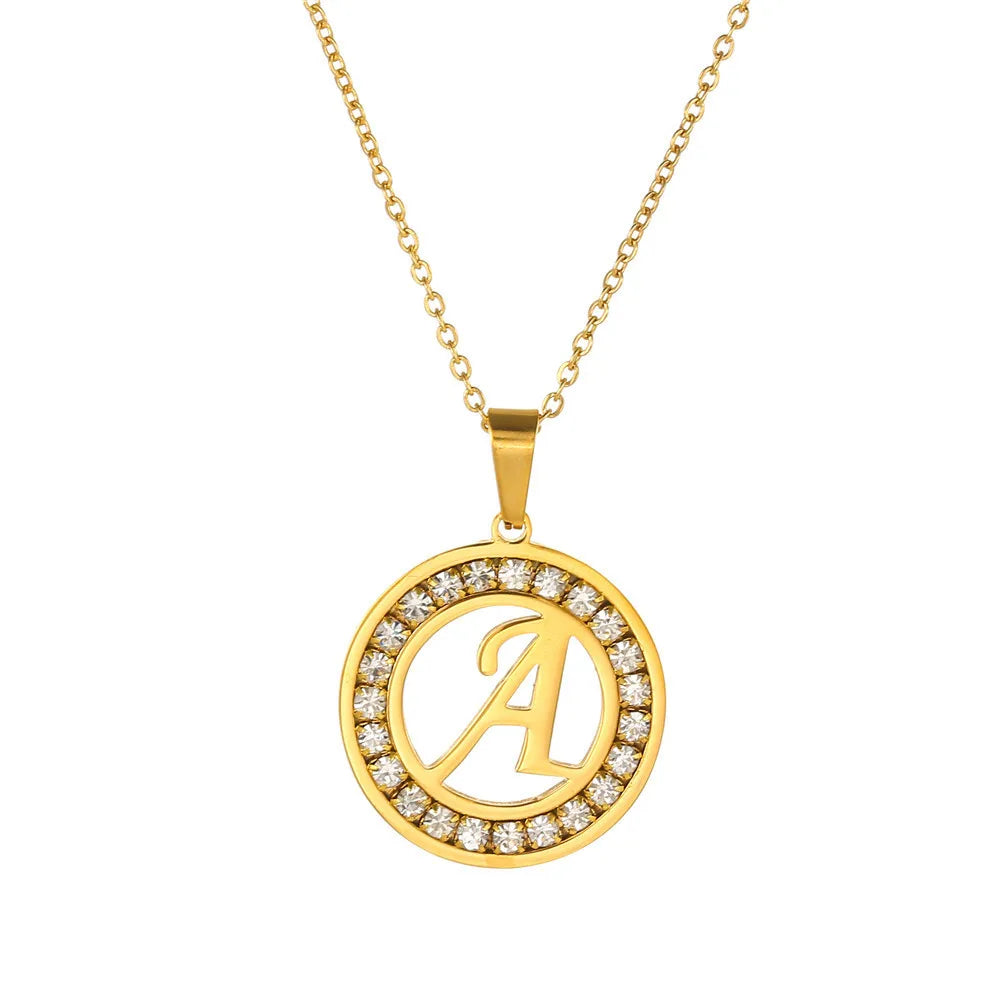 Colar Charme Feminino Personalizado com Iniciais