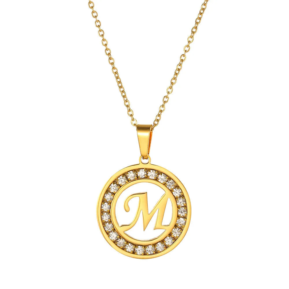 Colar Charme Feminino Personalizado com Iniciais