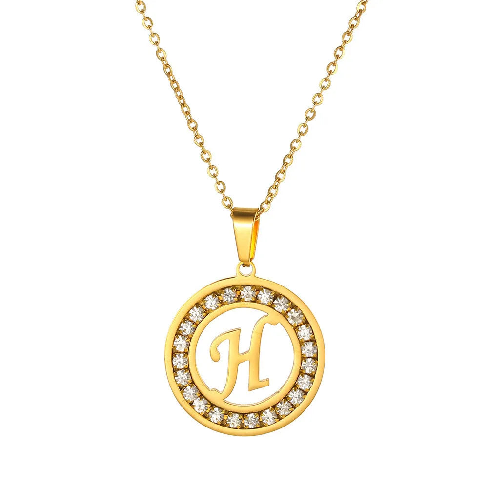 Colar Charme Feminino Personalizado com Iniciais