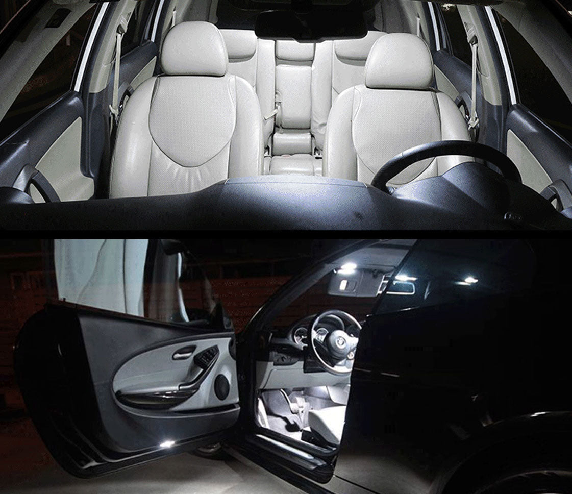 Luz LED interior Honda CRV iluminando o interior do carro com design moderno e elegante
