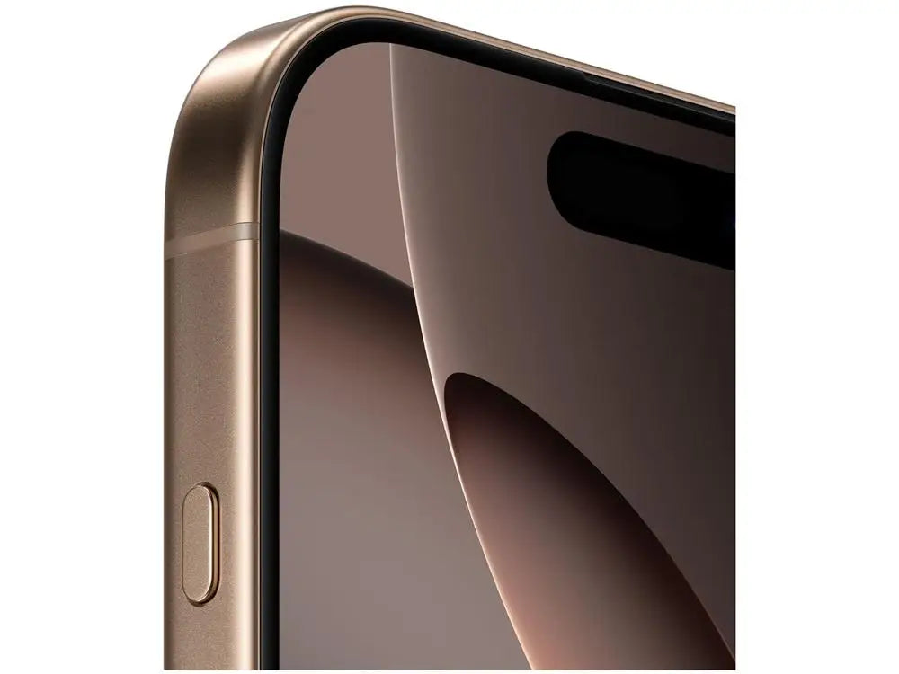 Detalhe do design do iPhone Apple 5G com borda elegante e botão de volume