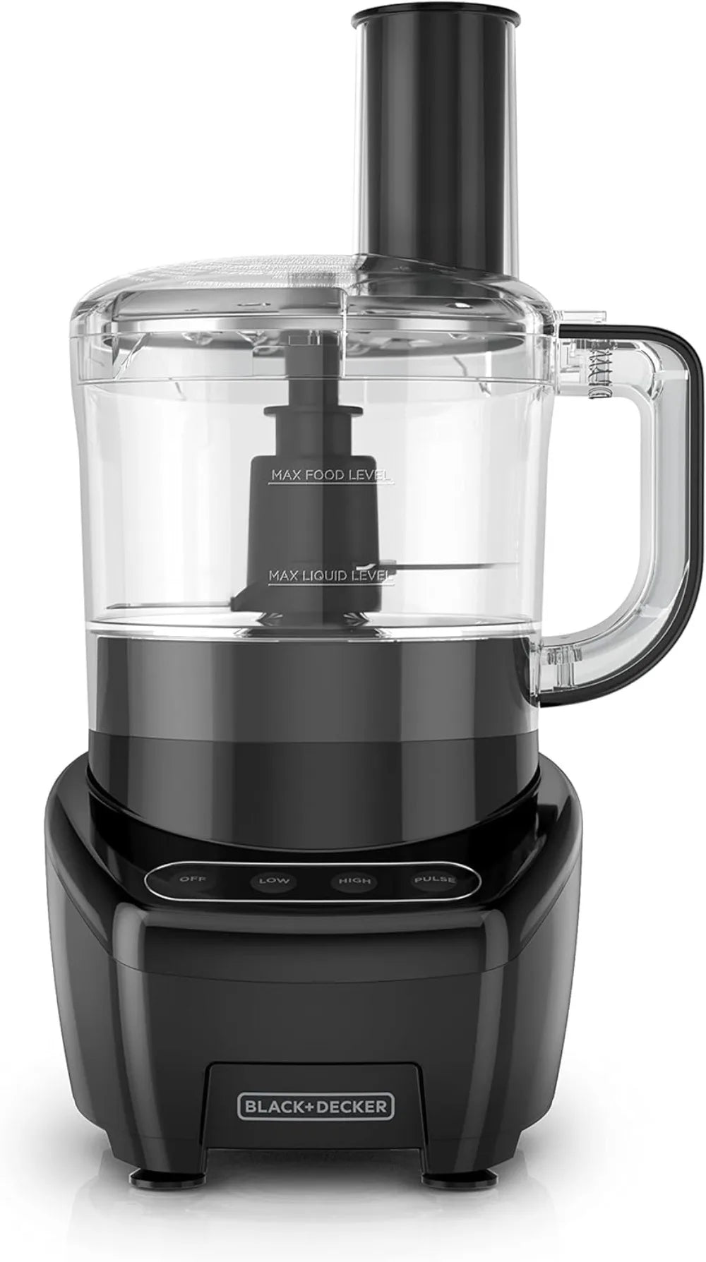 Multiprocessador de alimentos BLACK & DECKER com copo transparente e controle de velocidade