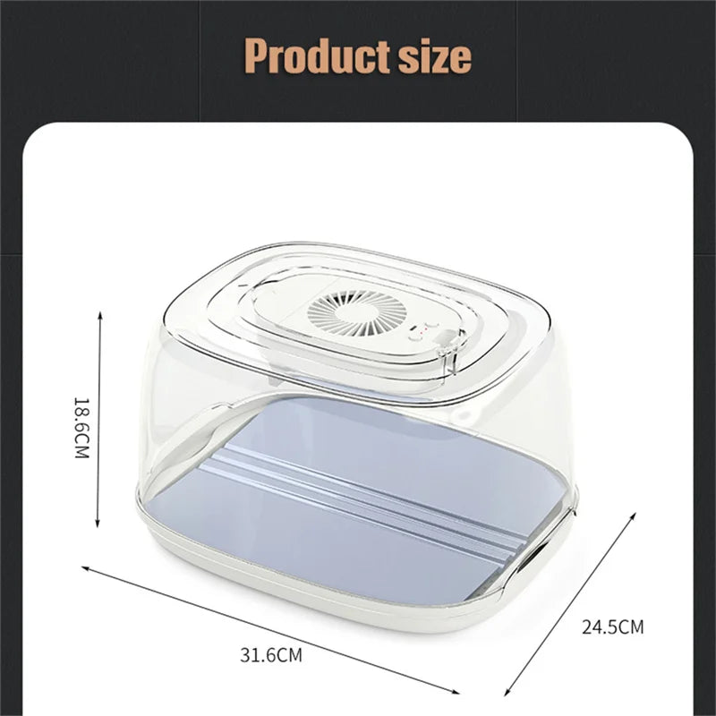 Máquina de descongelamento rápido com design transparente, ideal como descongelador de carne eficiente