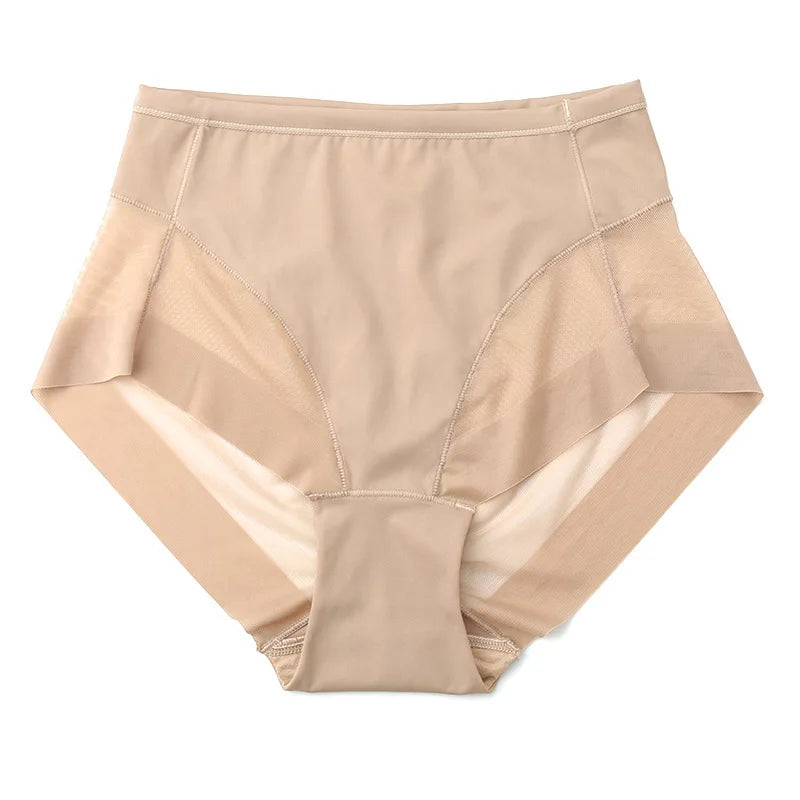 Calcinha cintura alta controle em tom nude para modelar a silhueta feminina com conforto e estilo