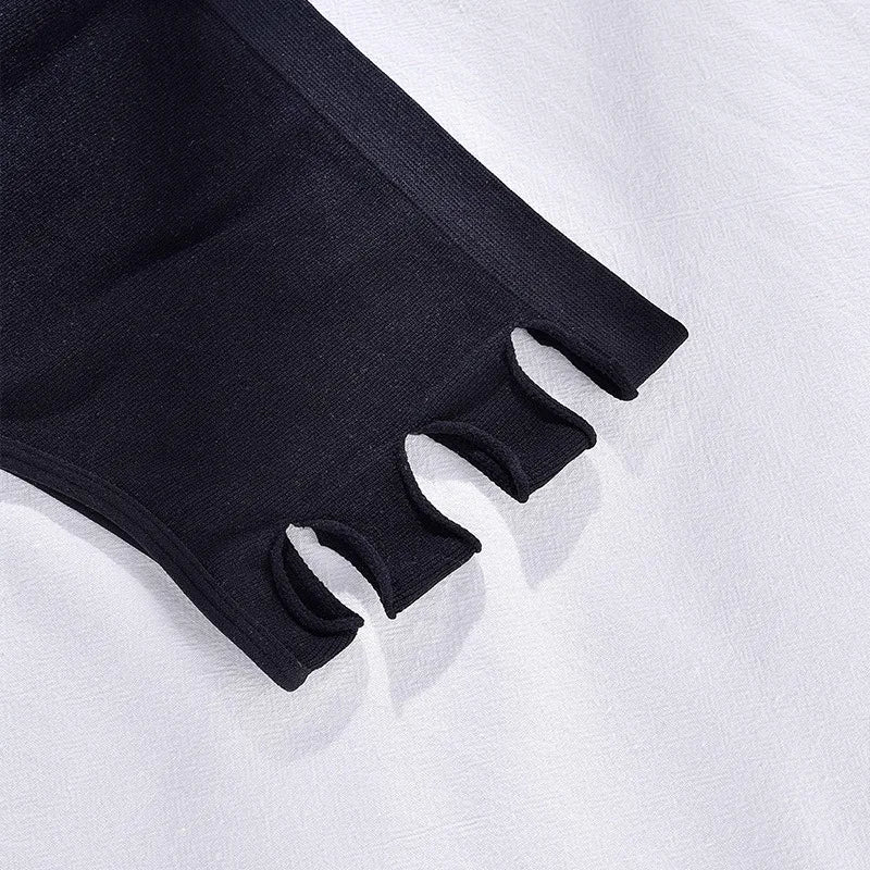 Calcinha feminina cintura alta preta com detalhes modernos e design confortável para uso diário