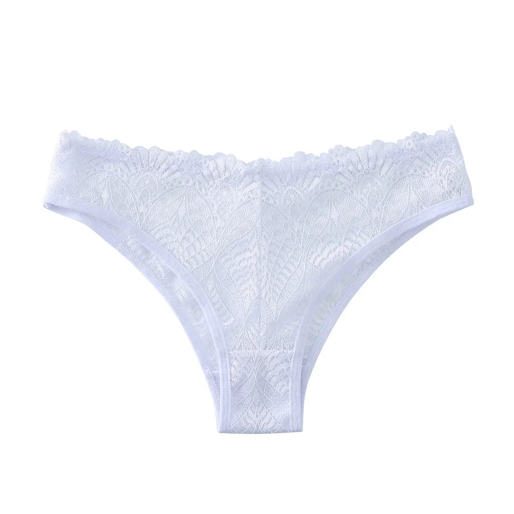 Calcinha feminina branca rendada, ideal para conforto diário e elegância com calcinhas rendadas femininas