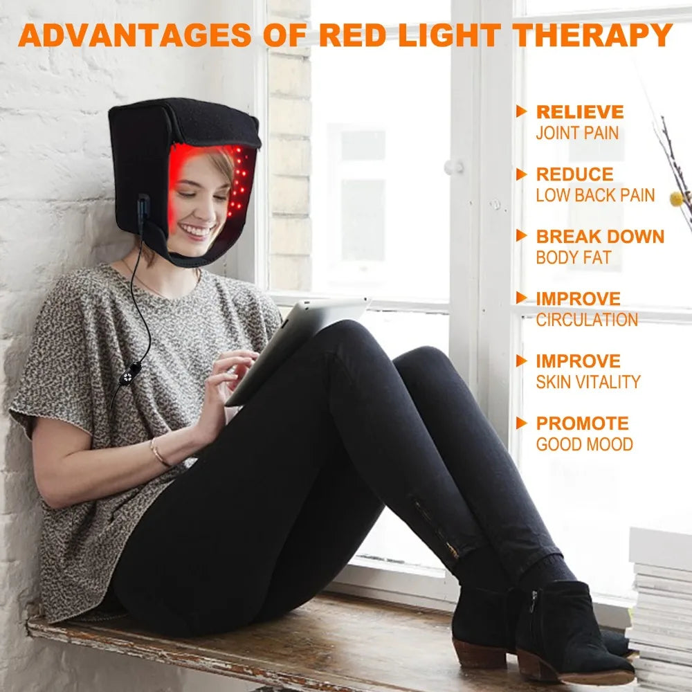 Chapéu de tratamento dos cabelos a laser ZONGKUNG na cor cap vermelho tratamento capilar para revitalização capilar