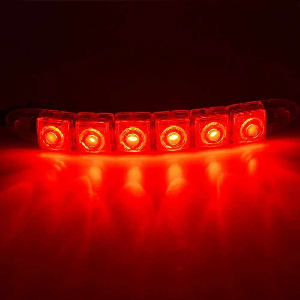 Luzes de LED coloridas HVIERO em vermelho, ideais como luzes decorativas para carros