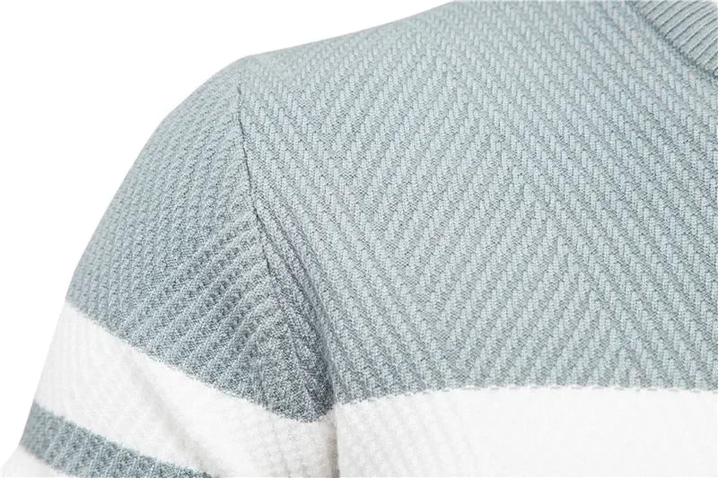 Casaco suéter masculino quente LONSDALE com design em textura e listras elegantes