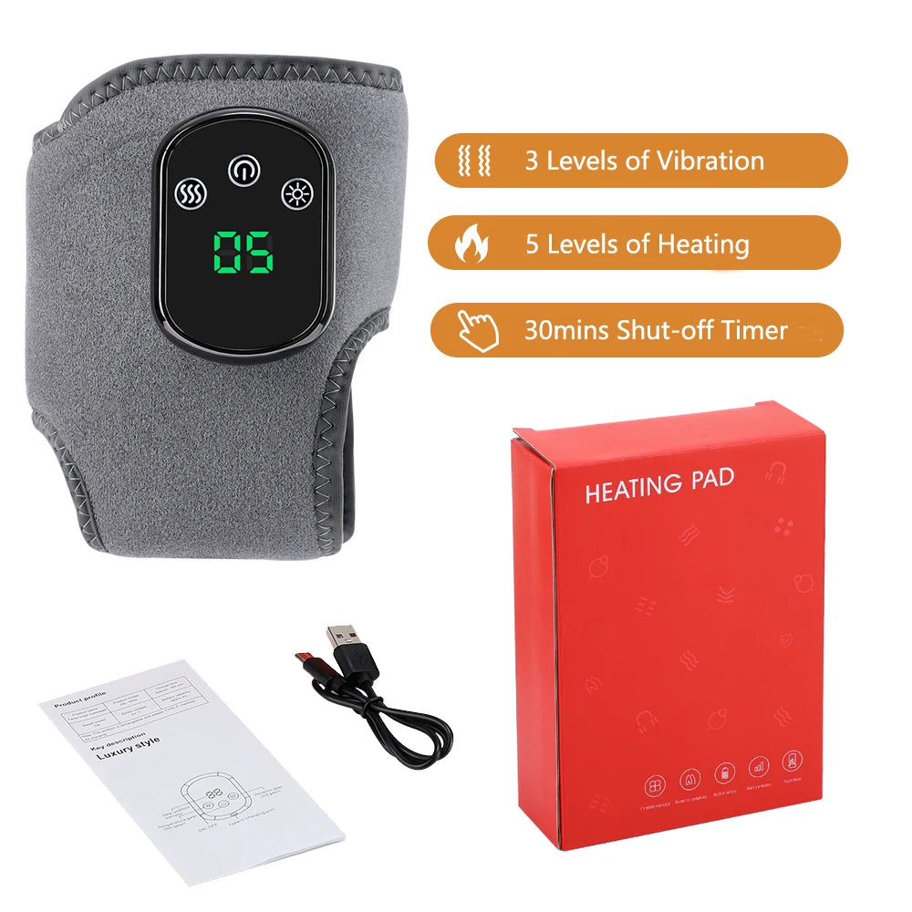 Massageador de tornozelo DEAR BEAUTY com compressa quente infravermelha para tornozelo e controle de temperatura
