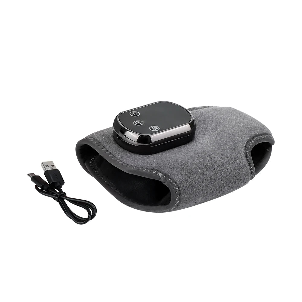 Massageador de tornozelo DEAR BEAUTY com compressa quente infravermelha para tornozelo e cabo USB