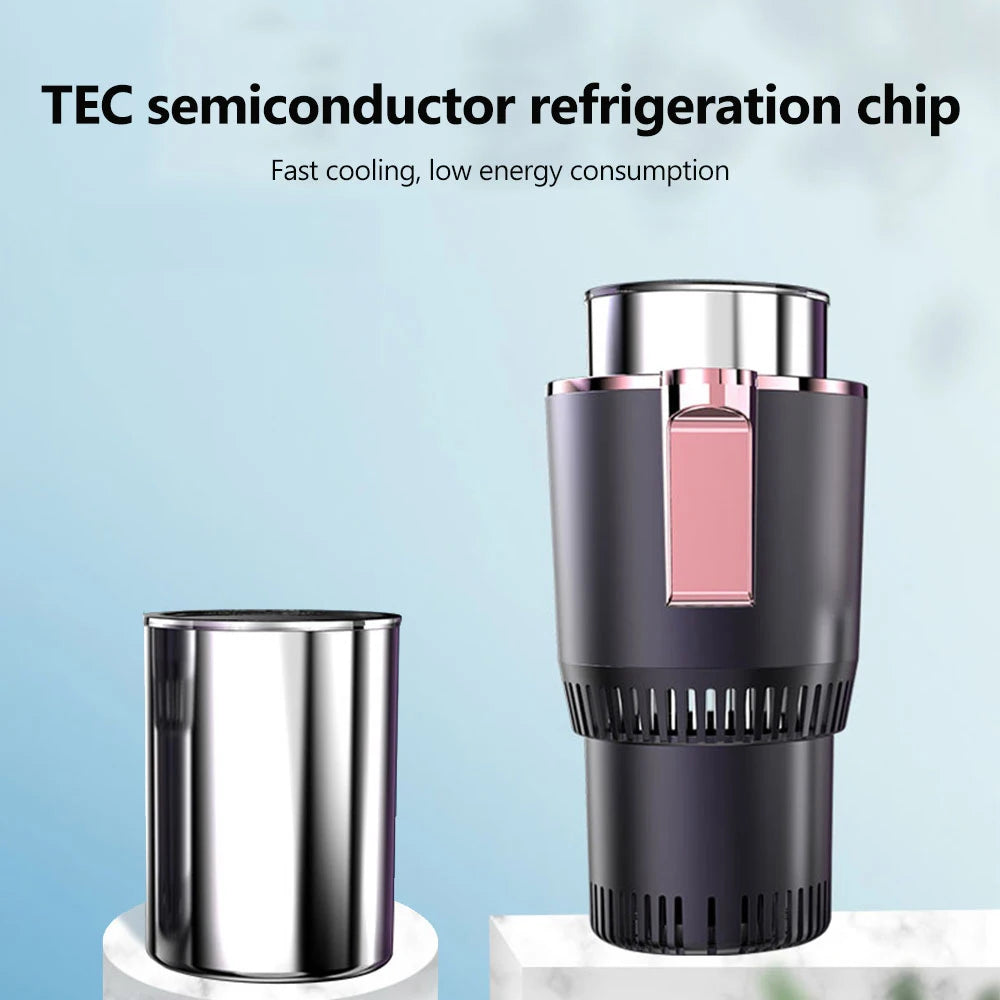 Copo inteligente quente e frio com chip de refrigeração TEC para resfriamento rápido e baixo consumo de energia