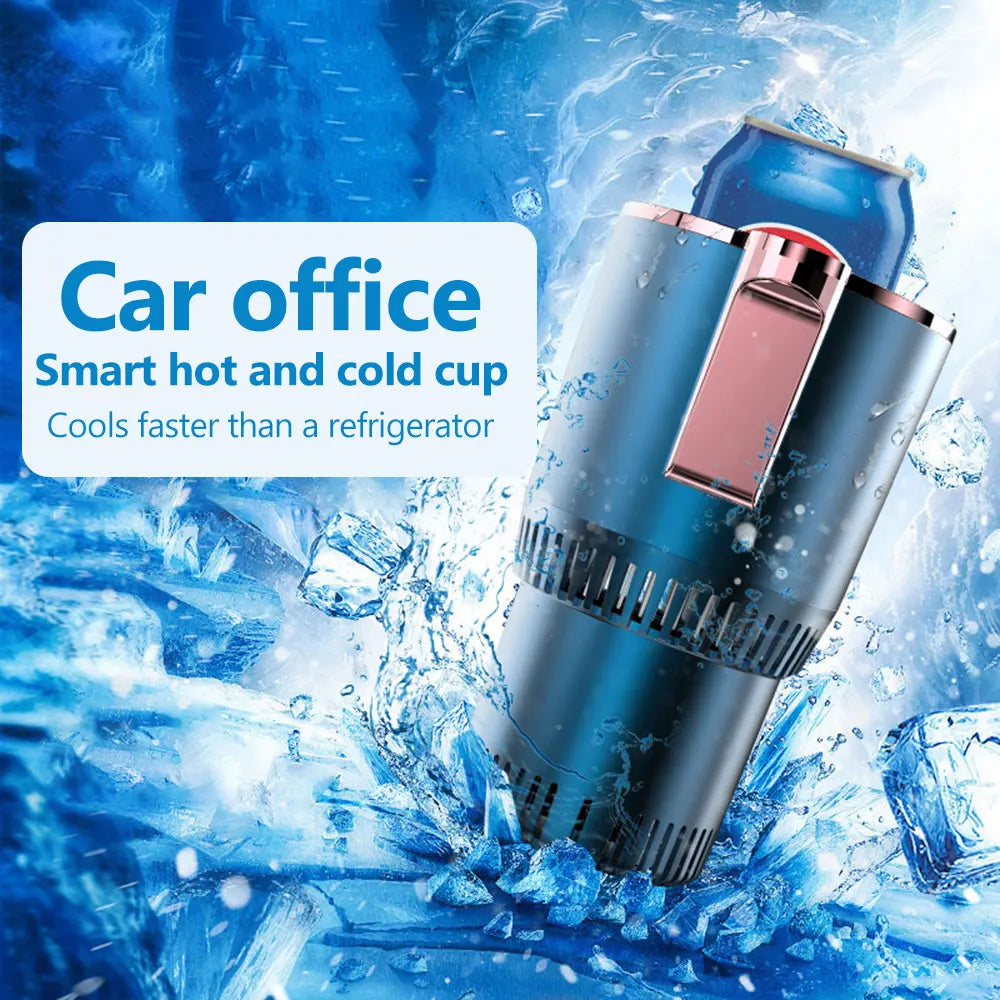 Copo térmico inteligente quente e frio, ideal para manter bebidas quentes ou frias em qualquer lugar