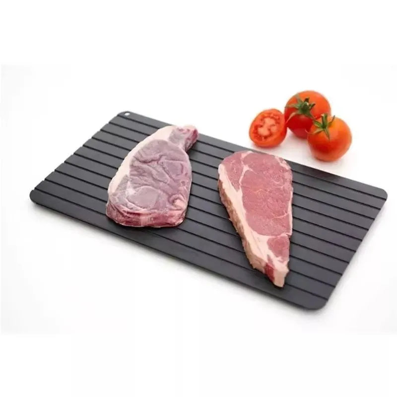 Bandeja de descongelamento rápido para carne e frutas, ideal para descongelador de carne e frutas
