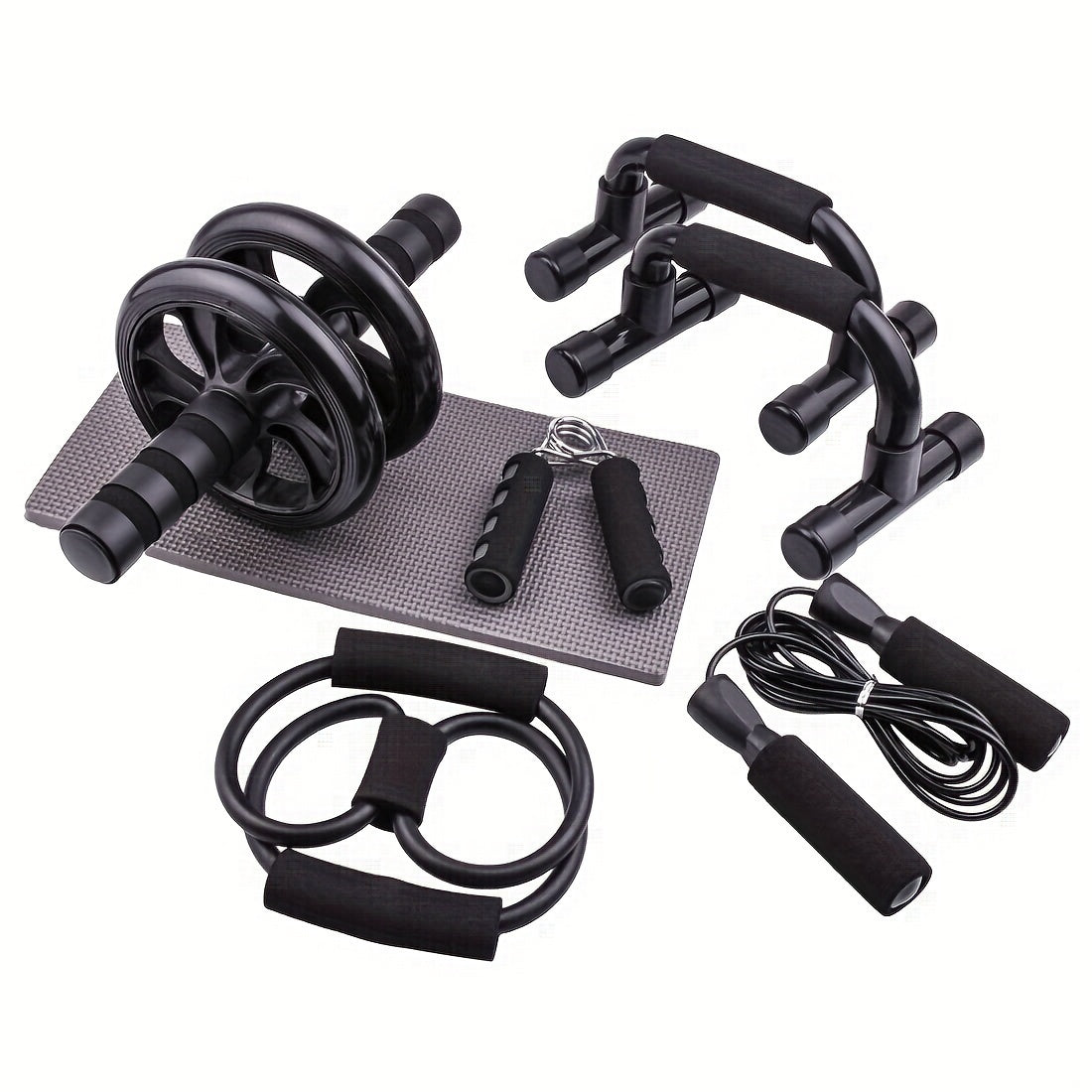 Roda abdominal para exercícios com equipamentos de treino multifuncional para fortalecer o core