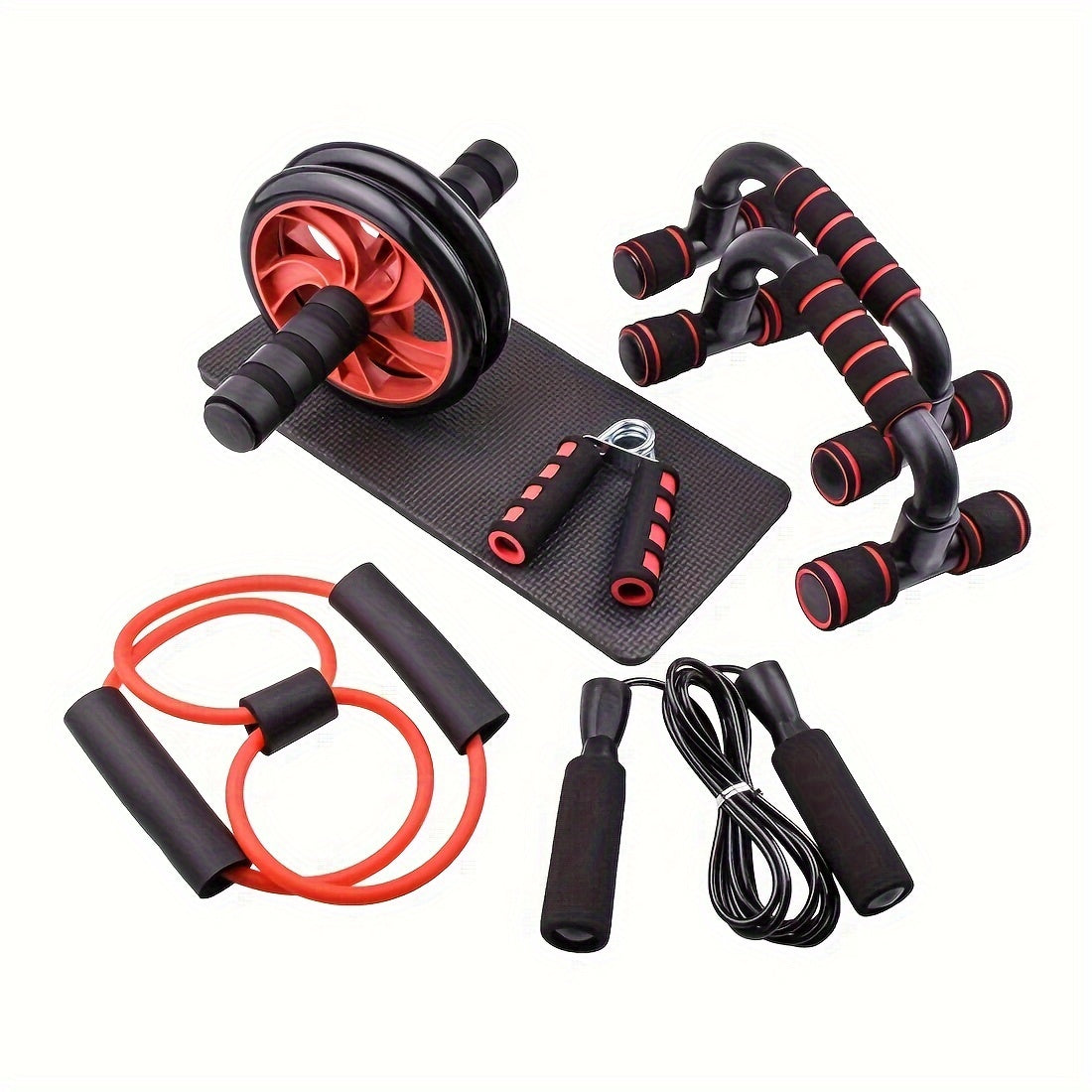 Roda abdominal para exercícios com equipamento de treino multifuncional para fortalecer o core