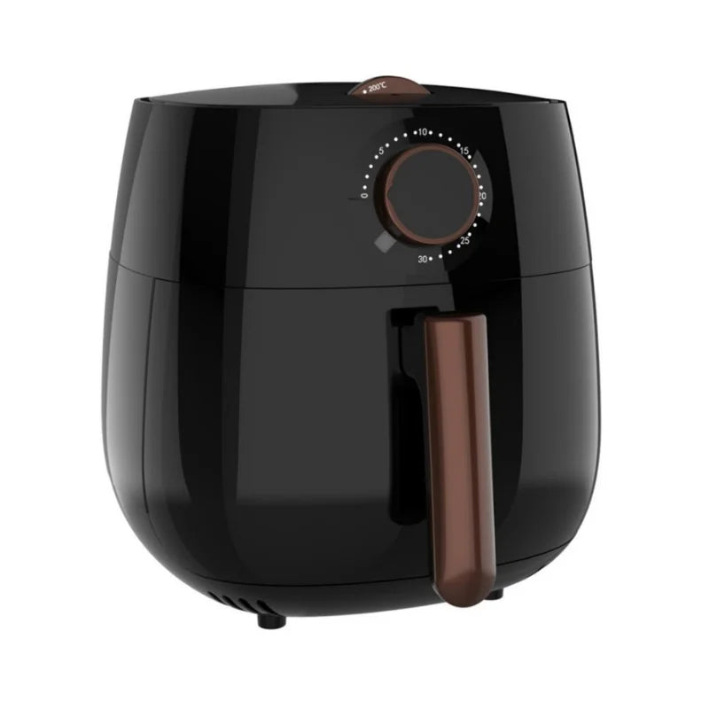 Fritadeira de ar 4L 1400W DAFU-Brasil com design moderno e controle de temperatura ajustável