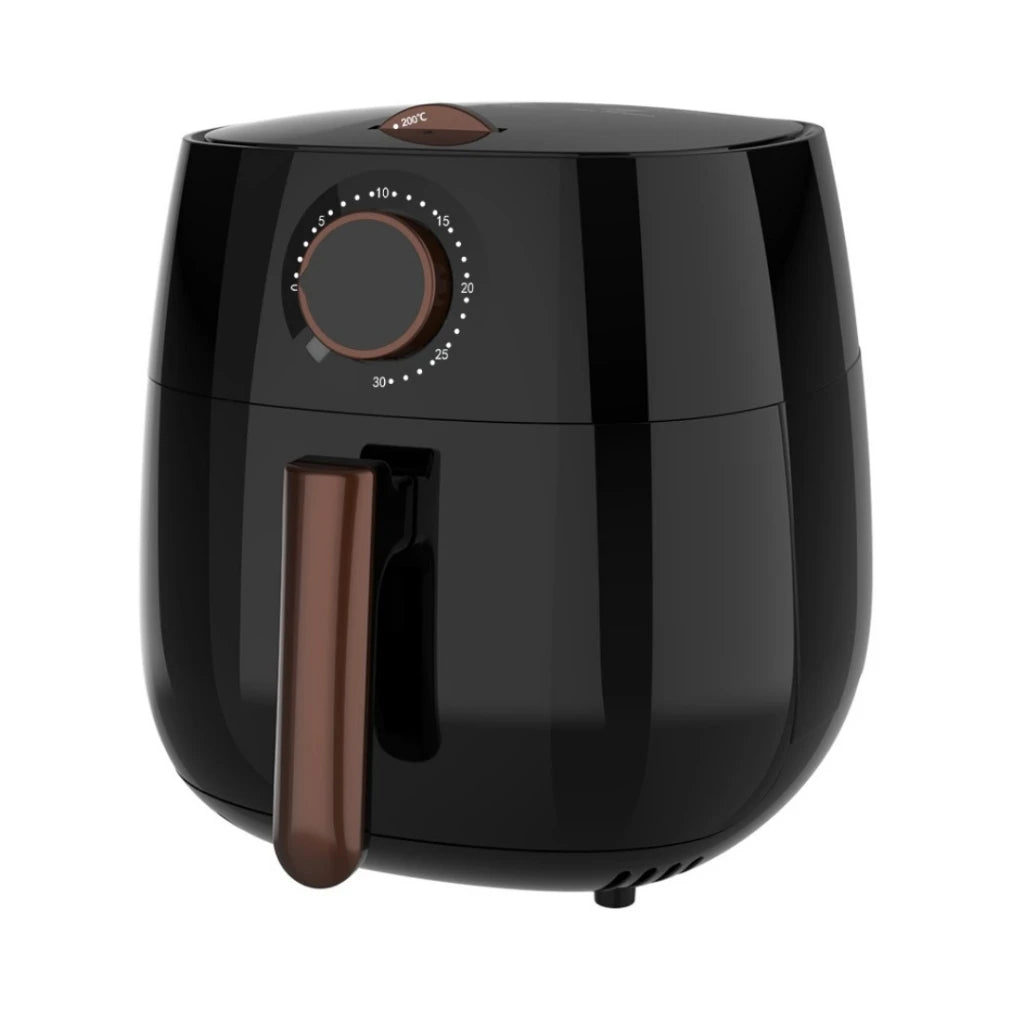 Fritadeira de ar 4L 1400W da DAFU-Brasil com design elegante e controle de temperatura ajustável