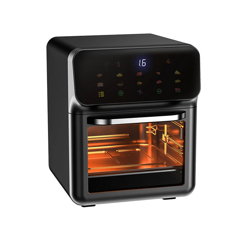 Fritadeira elétrica 10L grande capacidade BALASHOV com painel digital e design moderno para frituras saudáveis