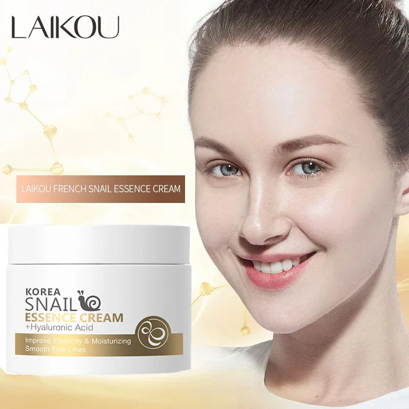 Creme de tratamento da pele facial LAIKOU com ácido hialurônico para hidratante pele rosto danificada
