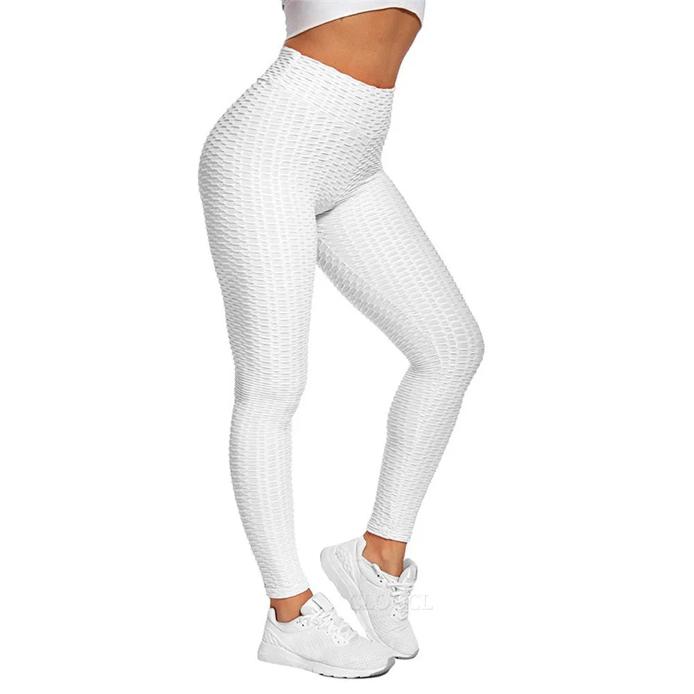 Calça feminina NOENNAME_NULL legging push up treino branca com design ajustado para conforto e desempenho