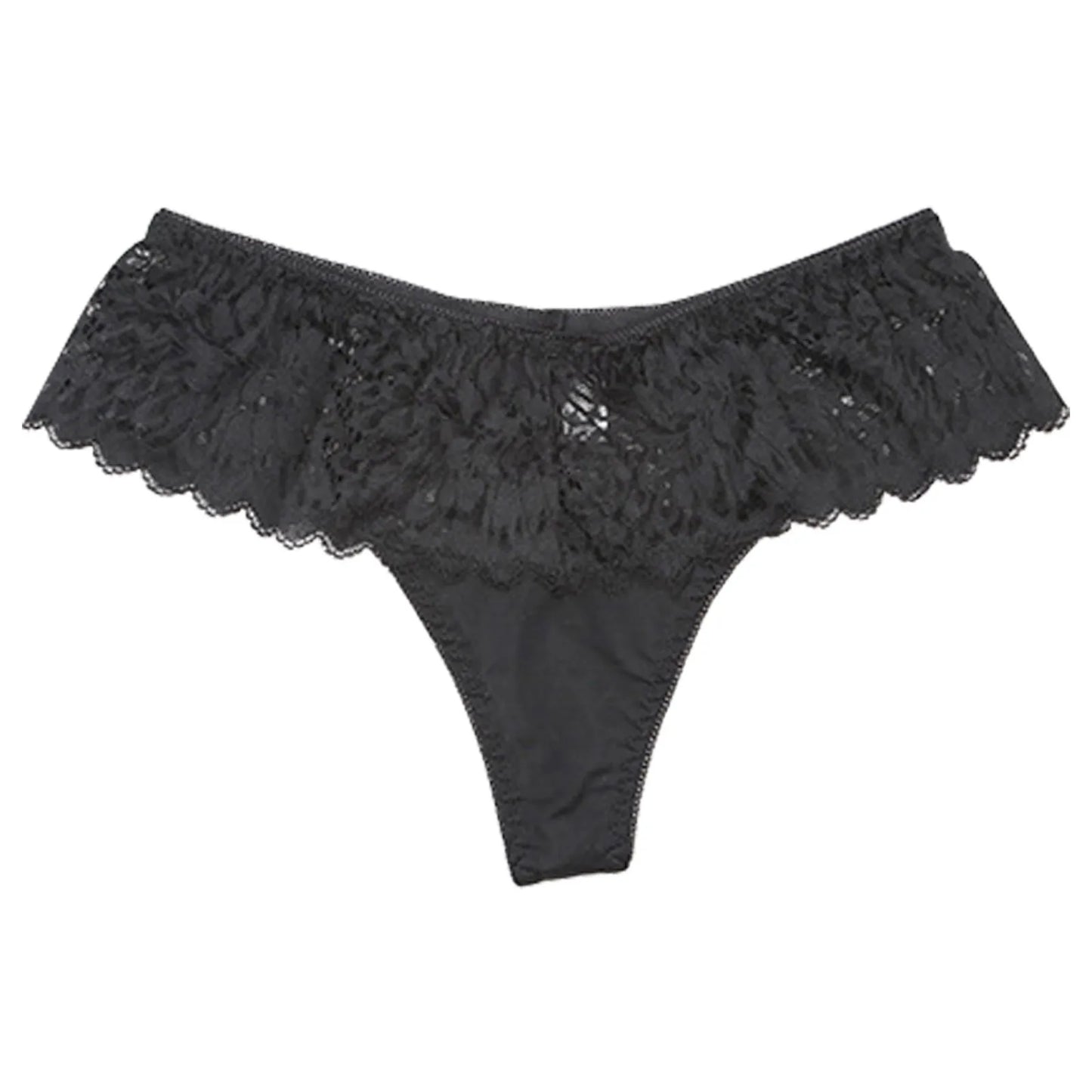 Fundo de lingerie feminina renda preta da ZOMAXIUJEE com detalhes de renda sofisticados